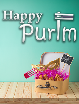purim in blue
