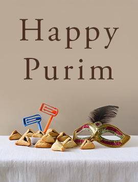 Happy Purim in Beige english preview