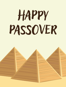 Happy Passover Pyramids english preview 2
